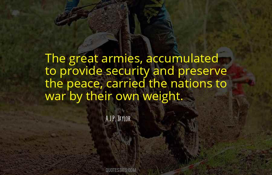Sayings About Peace And Security #637147