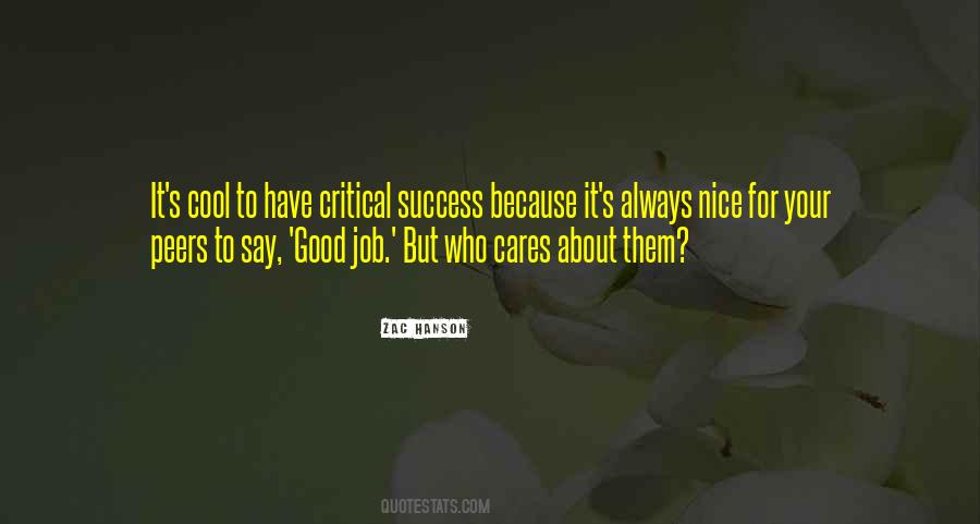 Sayings About Good Job #1280798