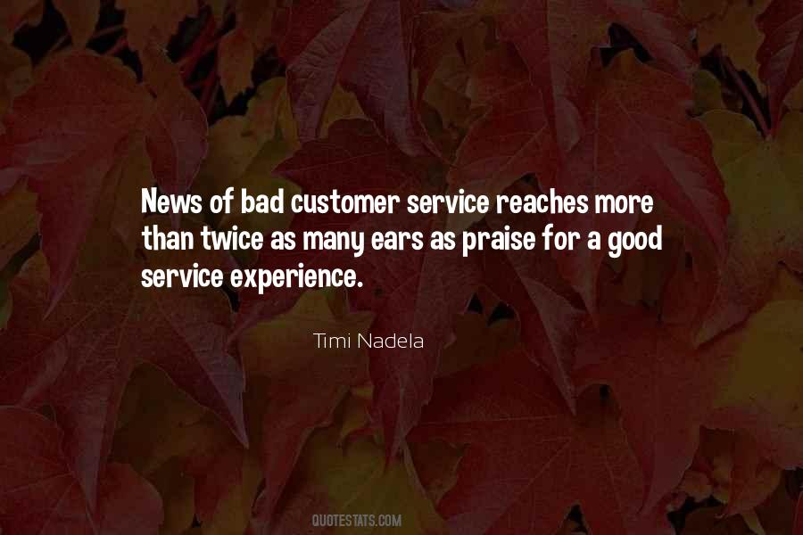 Sayings About Bad Service #669544