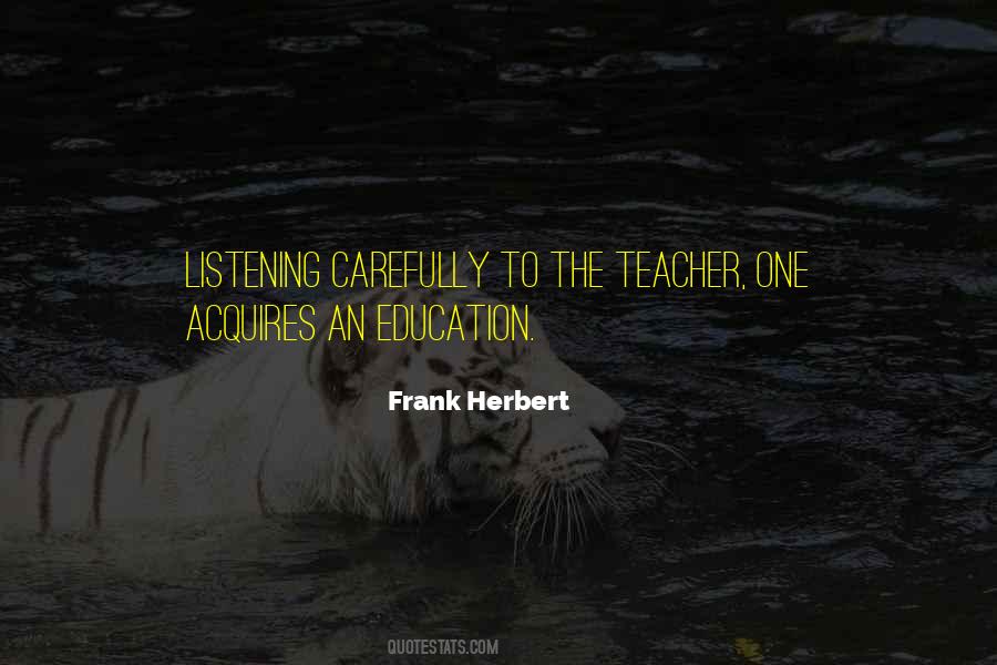 Sayings About Teacher Education #412194