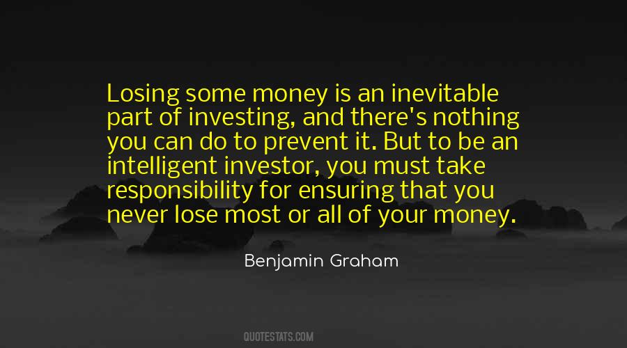 Sayings About Losing Money #1300314