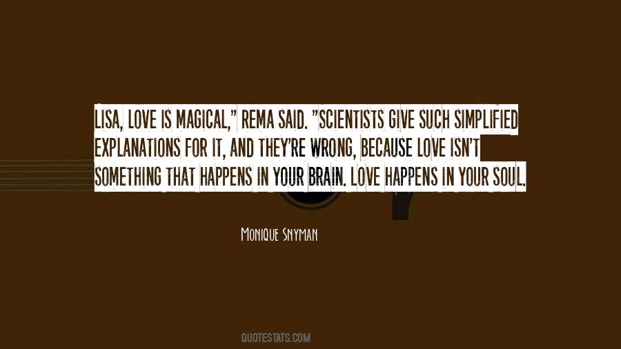 Sayings About Love And Magic #415913