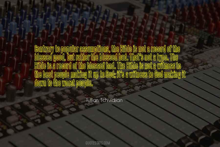 Sayings About Making Assumptions #1531527