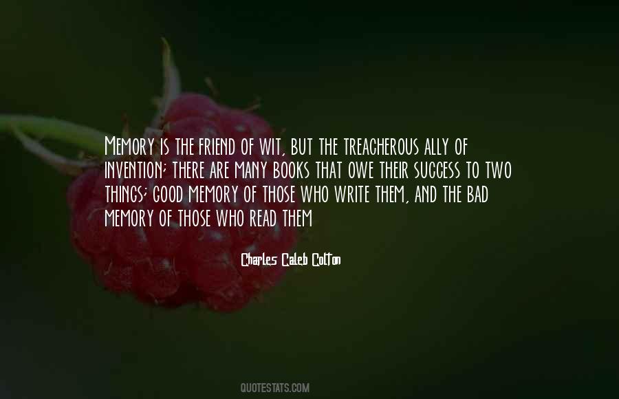 Sayings About Bad Memory #1157899