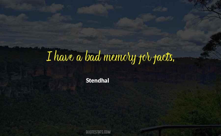 Sayings About Bad Memory #1288962