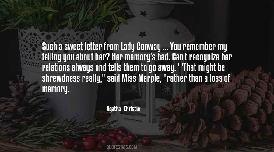 Sayings About Bad Memory #525793