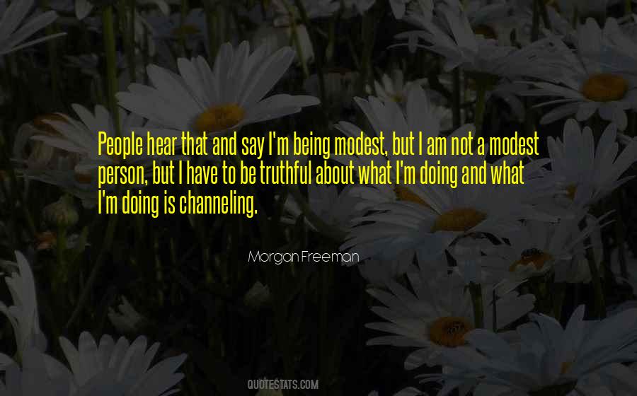 Sayings About Being Modest #1252898