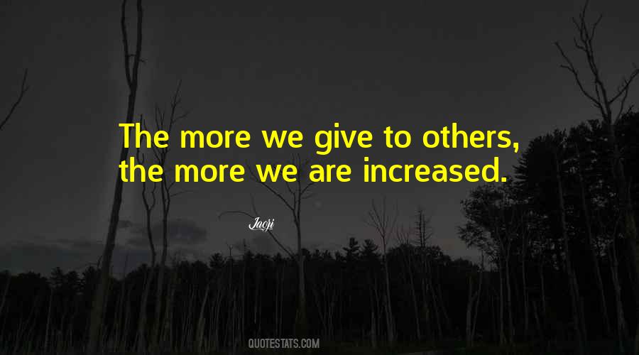 Sayings About Giving More #94078