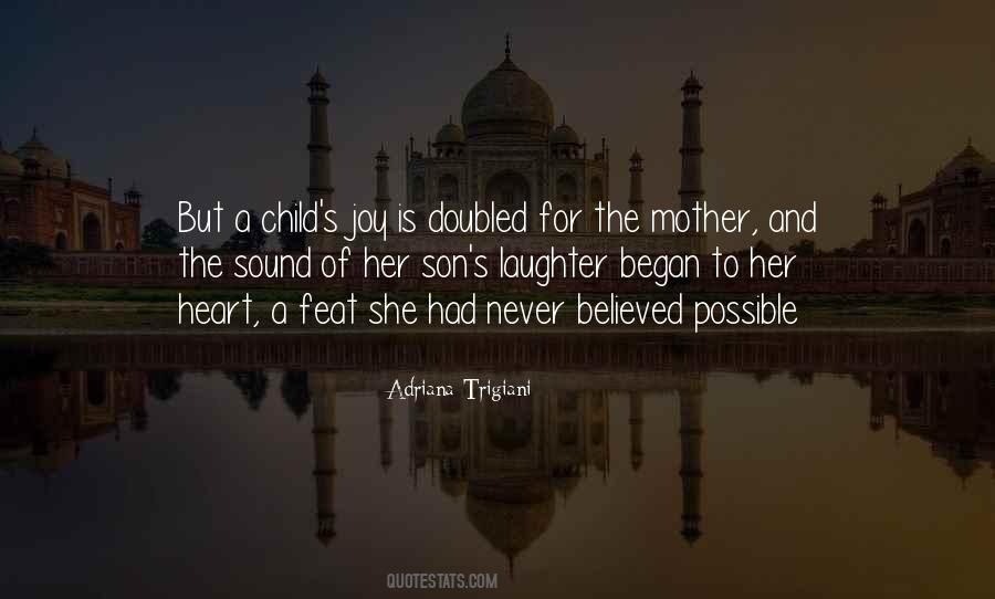 Sayings About A Mother And Her Child #620279