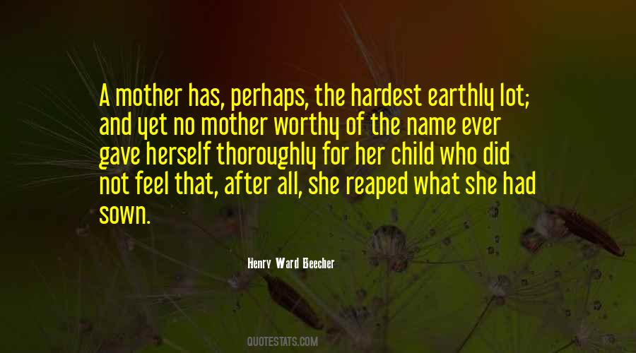 Sayings About A Mother And Her Child #624614