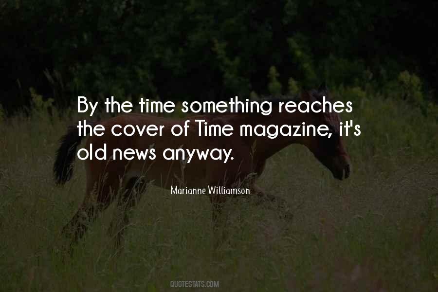 Sayings About Old News #1385552