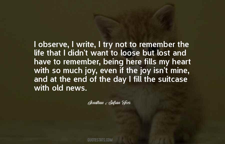 Sayings About Old News #942114