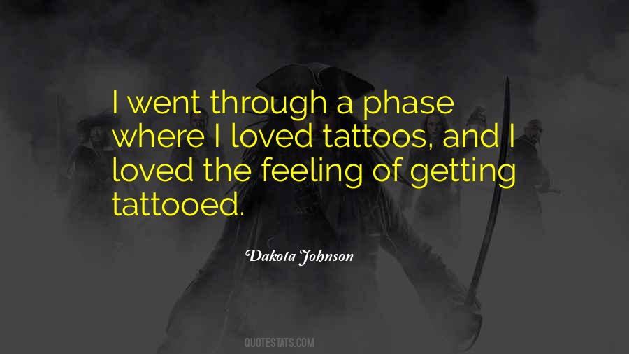 Sayings About Getting Tattoos #1795980
