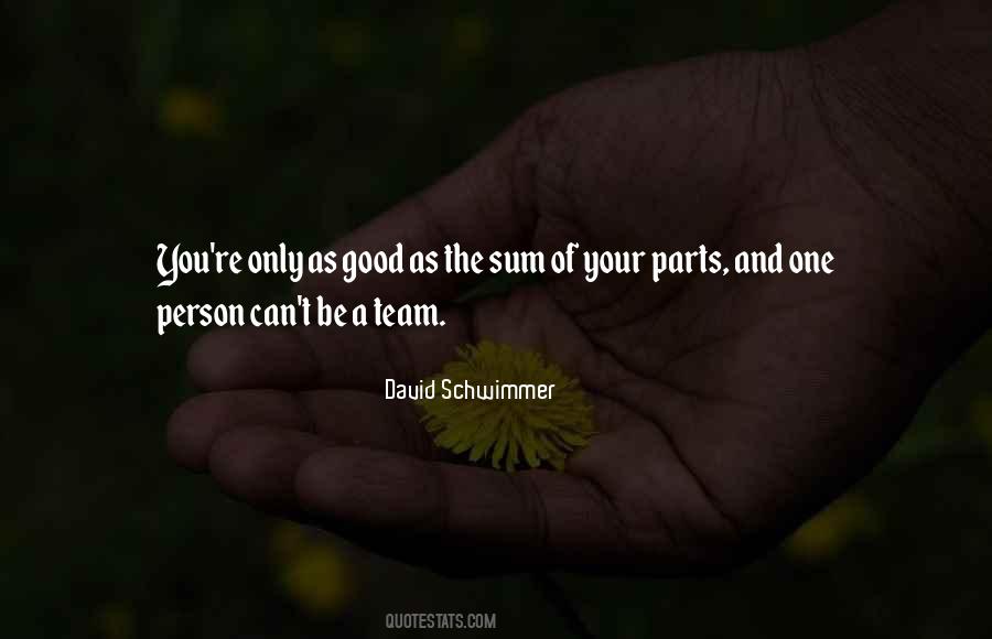 Sayings About One Team #309593