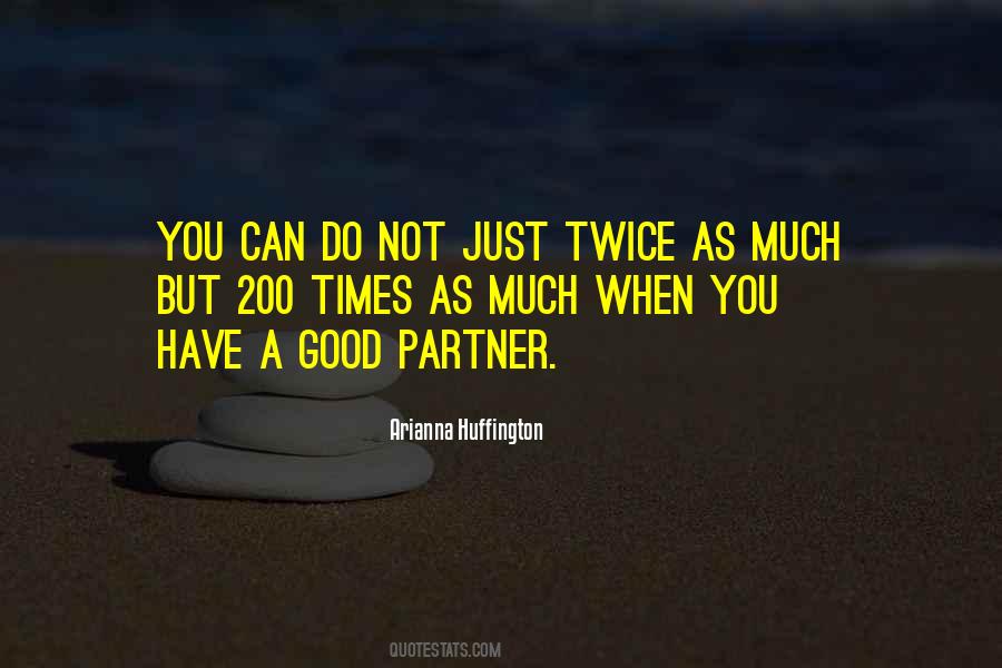 Sayings About Good Partner #879798