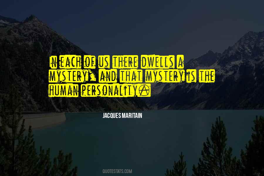 Sayings About Human Personality #1814899