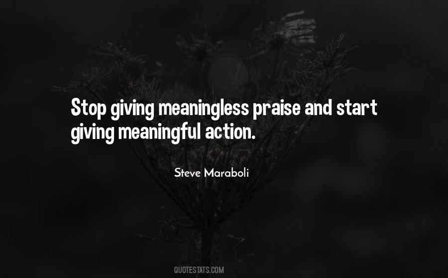 Sayings About Giving Praise #761779