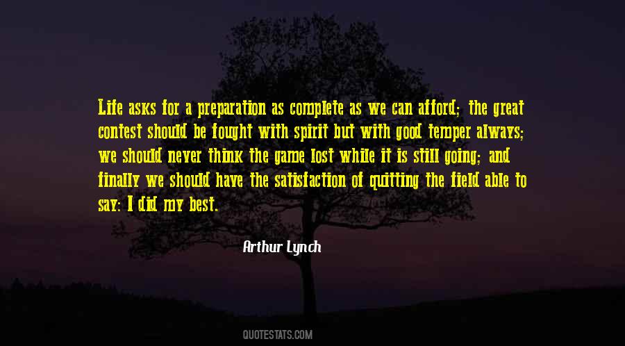 Sayings About Good Preparation #622677
