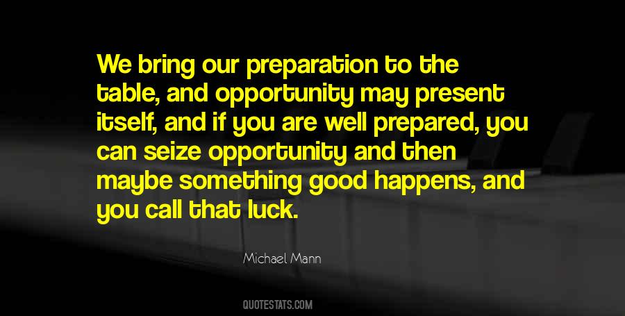 Sayings About Good Preparation #909833