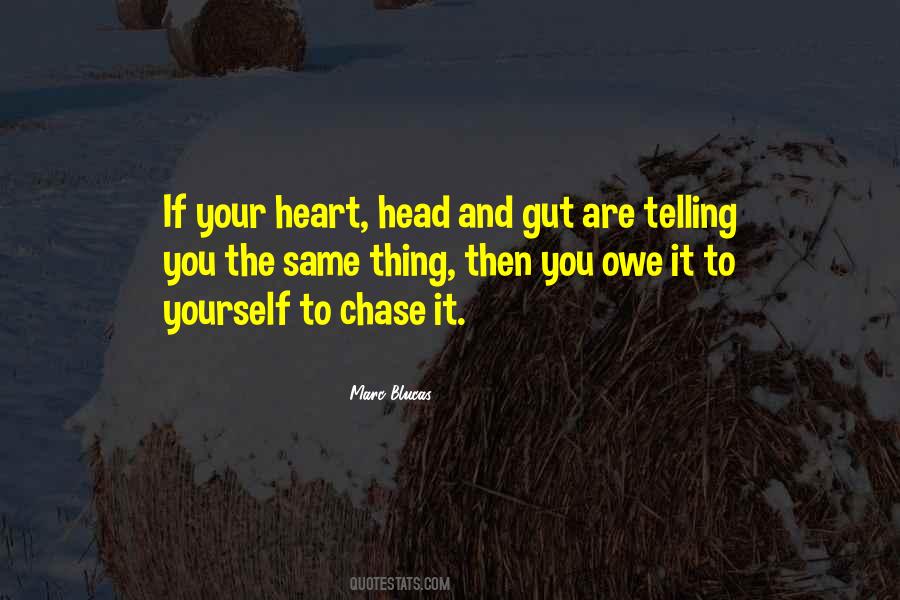 Quotes About Your Head And Your Heart #233222