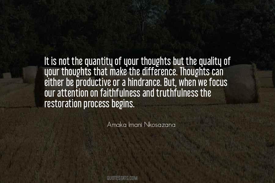 Sayings About Quality And Quantity #1073239