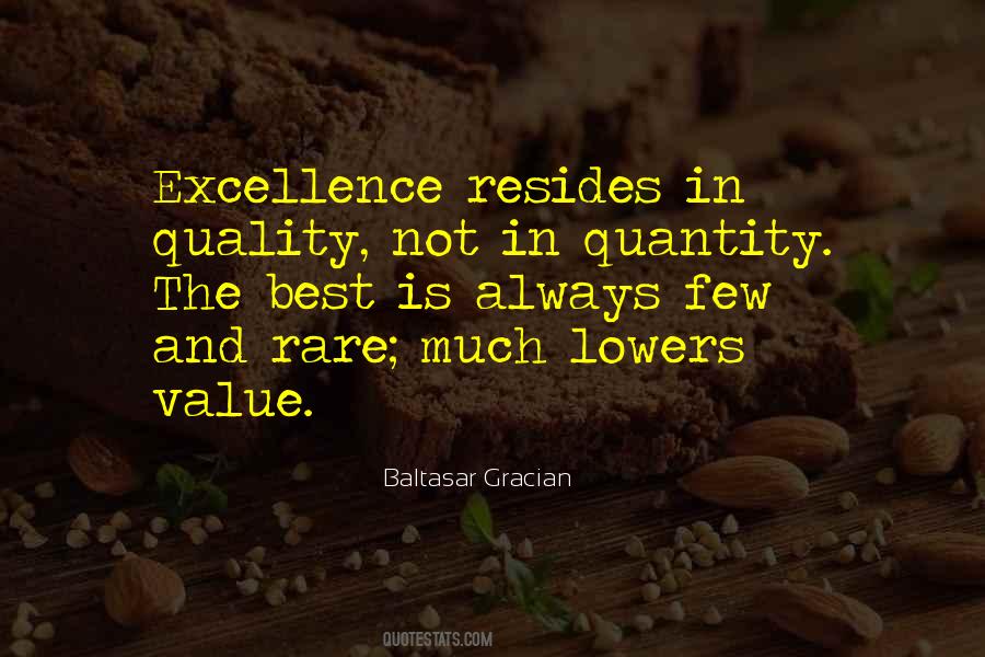 Sayings About Quality And Quantity #1443564