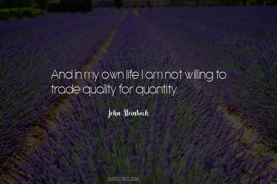 Sayings About Quality And Quantity #814529