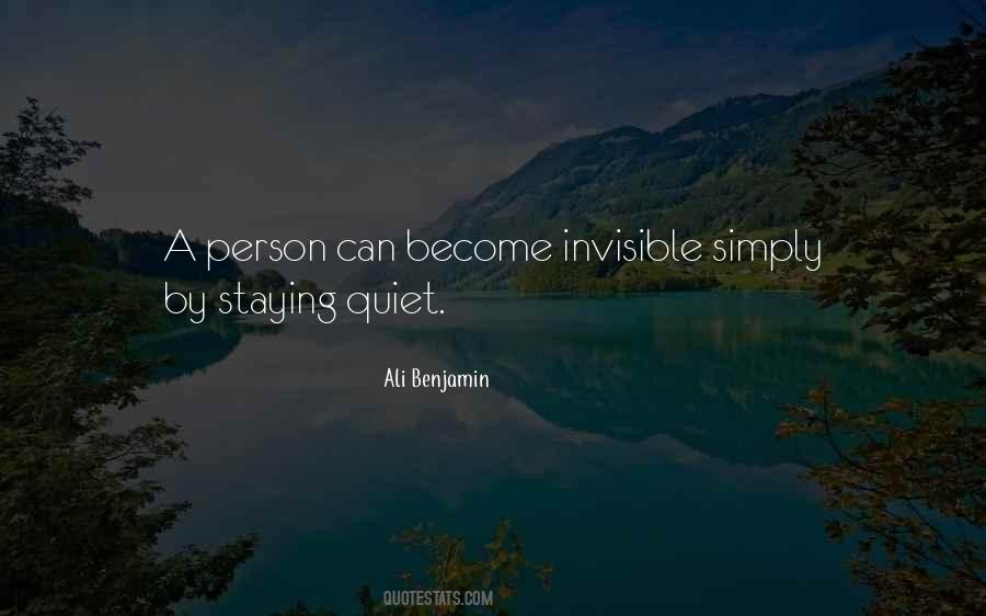 Sayings About A Quiet Person #616284