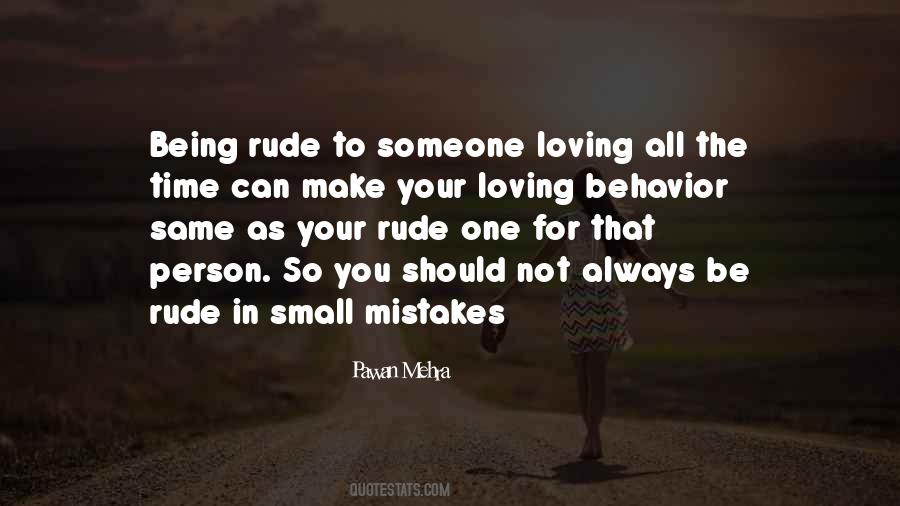 Sayings About A Rude Person #618699