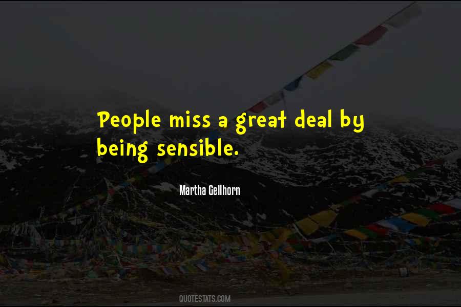 Sayings About Being Sensible #1253602