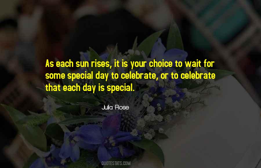 Sayings About Special Day #1495615