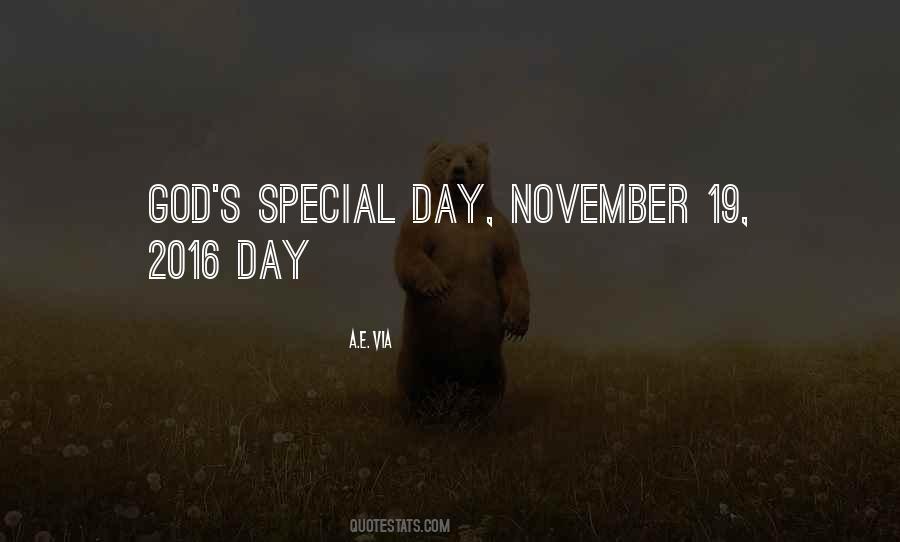 Sayings About Special Day #1588294