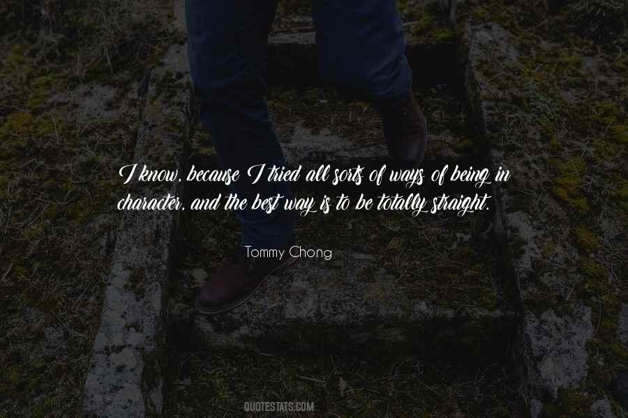 Sayings About Being Straight #892368