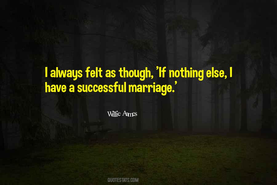 Sayings About A Successful Marriage #1139163