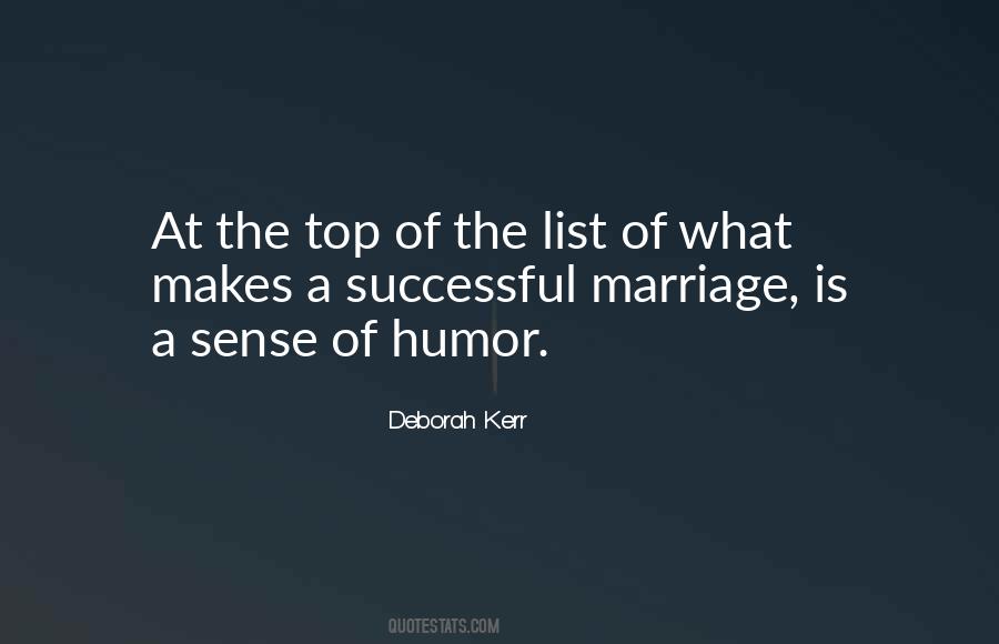 Sayings About A Successful Marriage #1594150