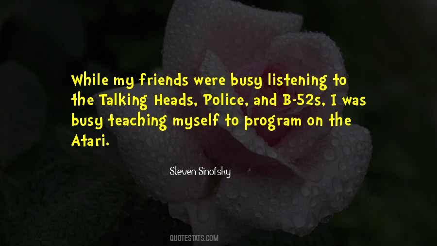 Sayings About Talking To Friends #330908