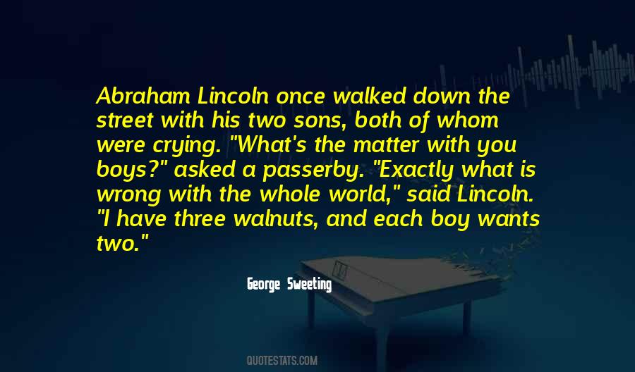 Sayings About Three Sons #1593809