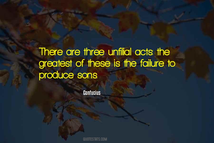 Sayings About Three Sons #84013