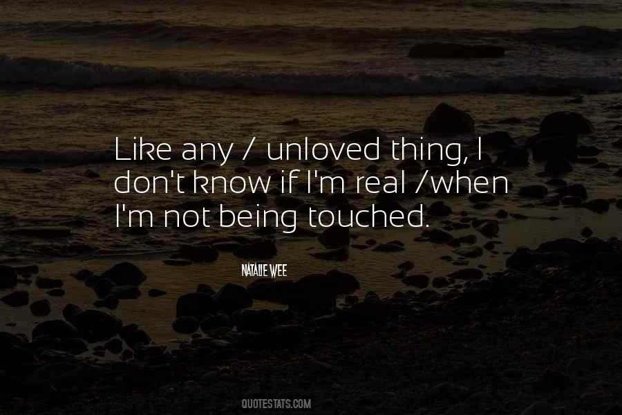 Sayings About Being Touched #892680