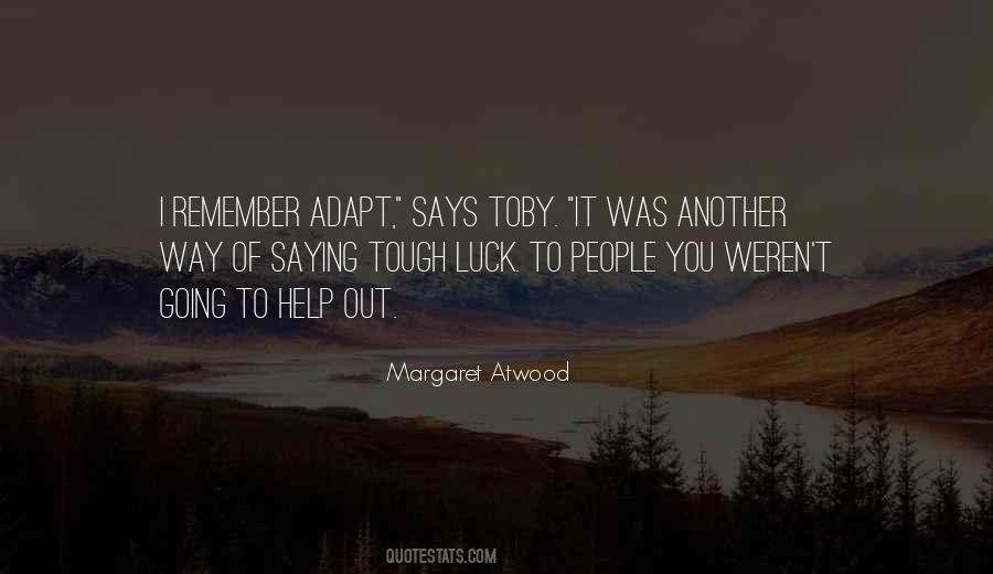 Sayings About Tough Luck #966791