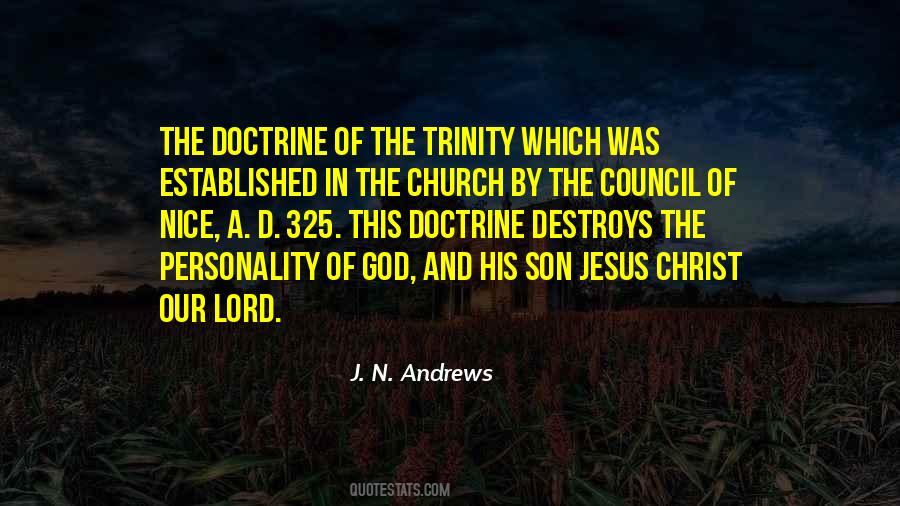 Sayings About The Trinity #172474