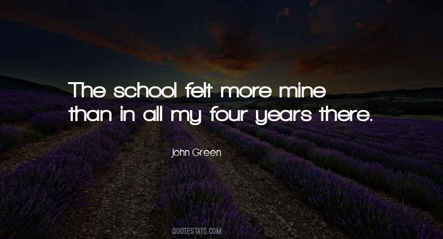 Sayings About School Years #151287