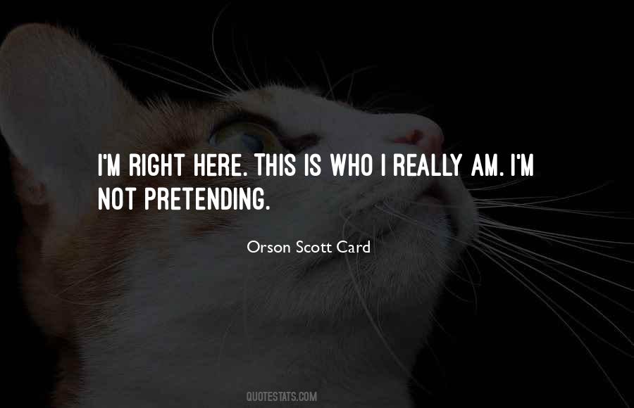 Quotes About Pretending #1228253