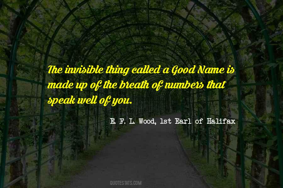 Sayings About A Good Name #161742