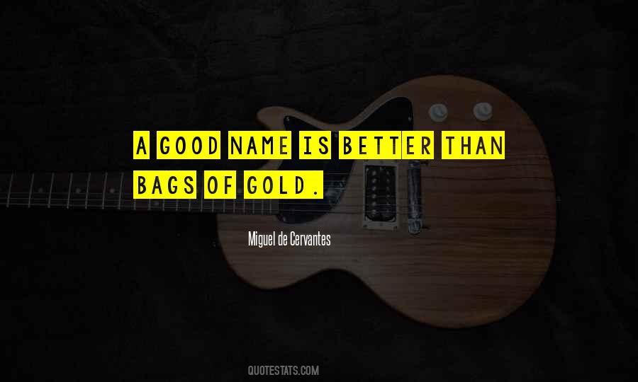 Sayings About A Good Name #1716490