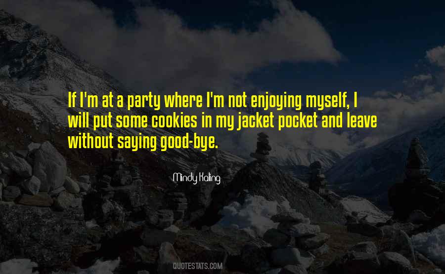 Sayings About A Good Party #508817
