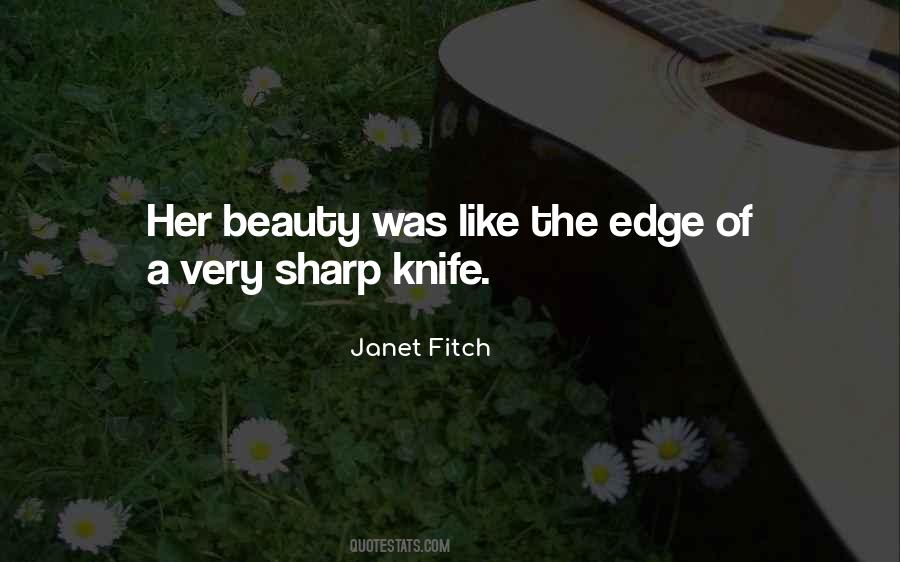 Sayings About A Sharp Knife #112842