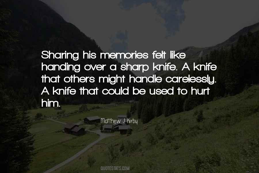 Sayings About A Sharp Knife #1722930