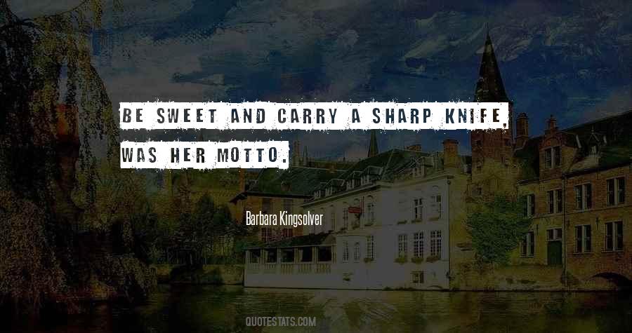 Sayings About A Sharp Knife #652486