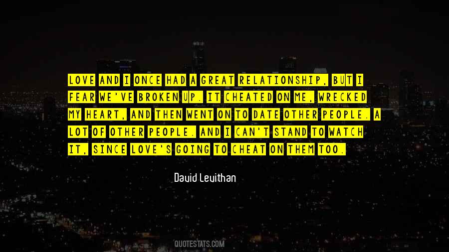 Sayings About A Broken Relationship #13778